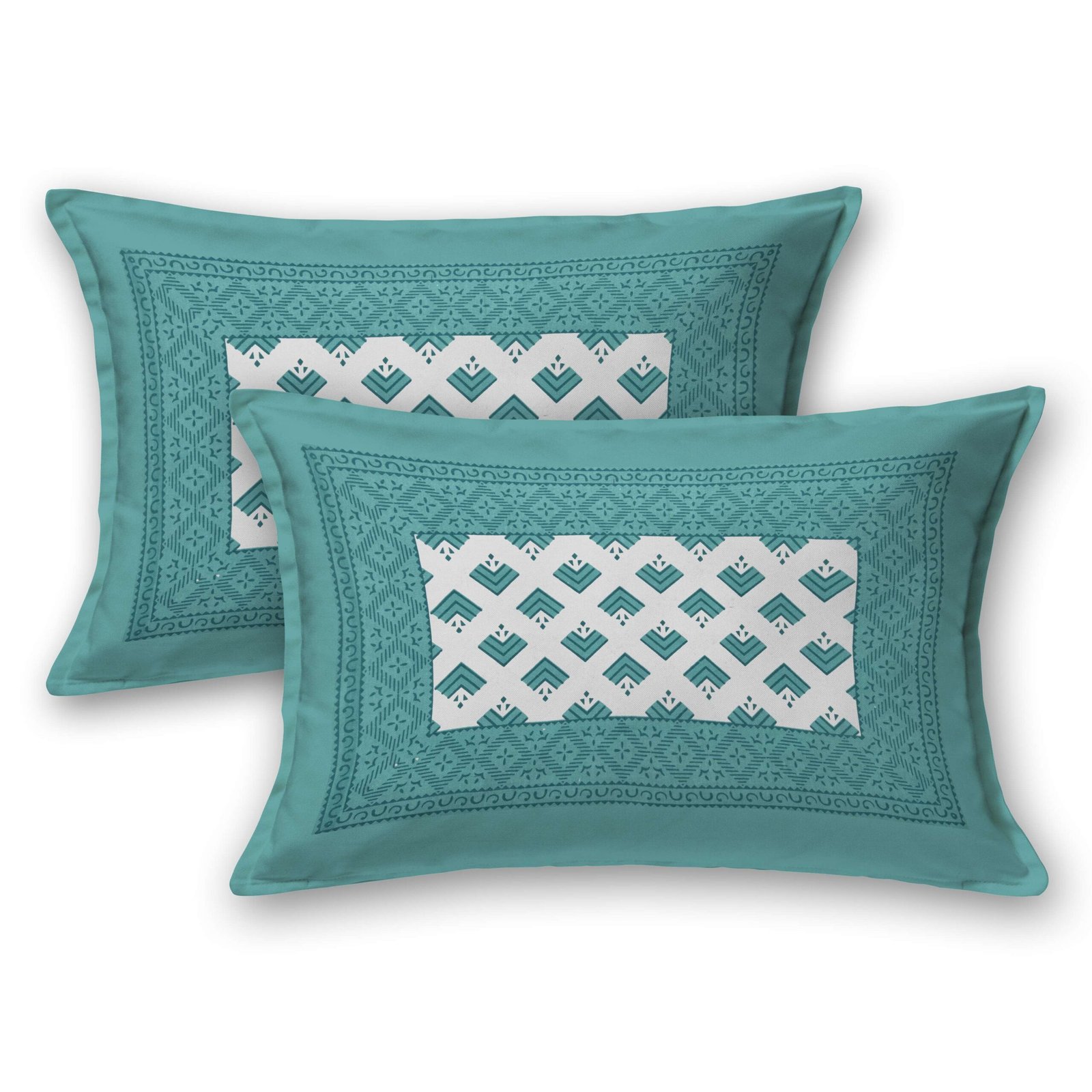 Jaipuri Cotton Printed Double Bedsheet With Two Pillow Covers - Image 2